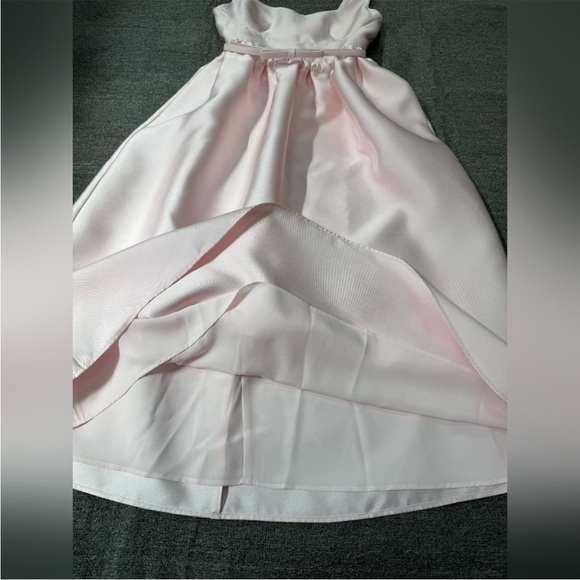 Self-Portrait NWOT PINK TAFFETA MIDI DRESS - Picture 9 of 11